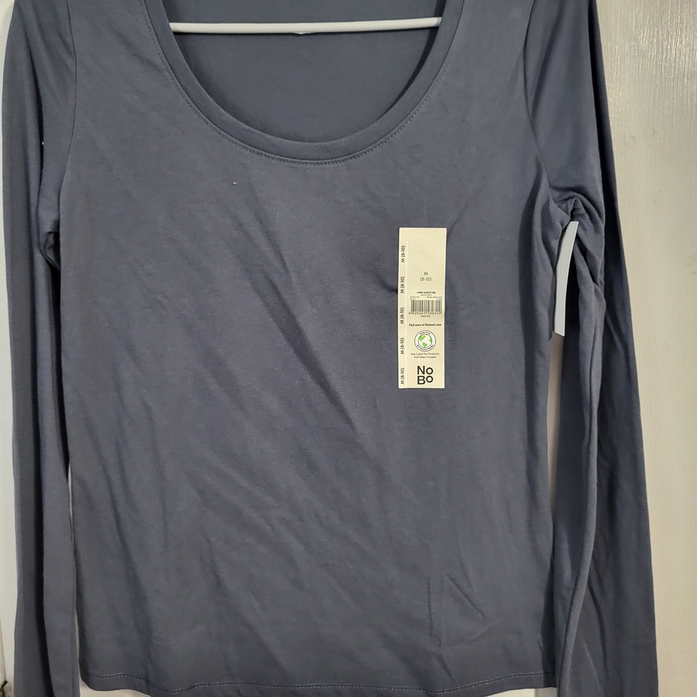 NOBO Women's Slate Long Sleeve Blouse
